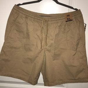 Vans Men’s Xl Khaki Drawstring shorts